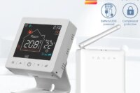 Smart Wireless Thermostat Gas Boiler Heating Room RF433 WiFi Tuya Temperature Controller and Receiver USB Battery Powered Google