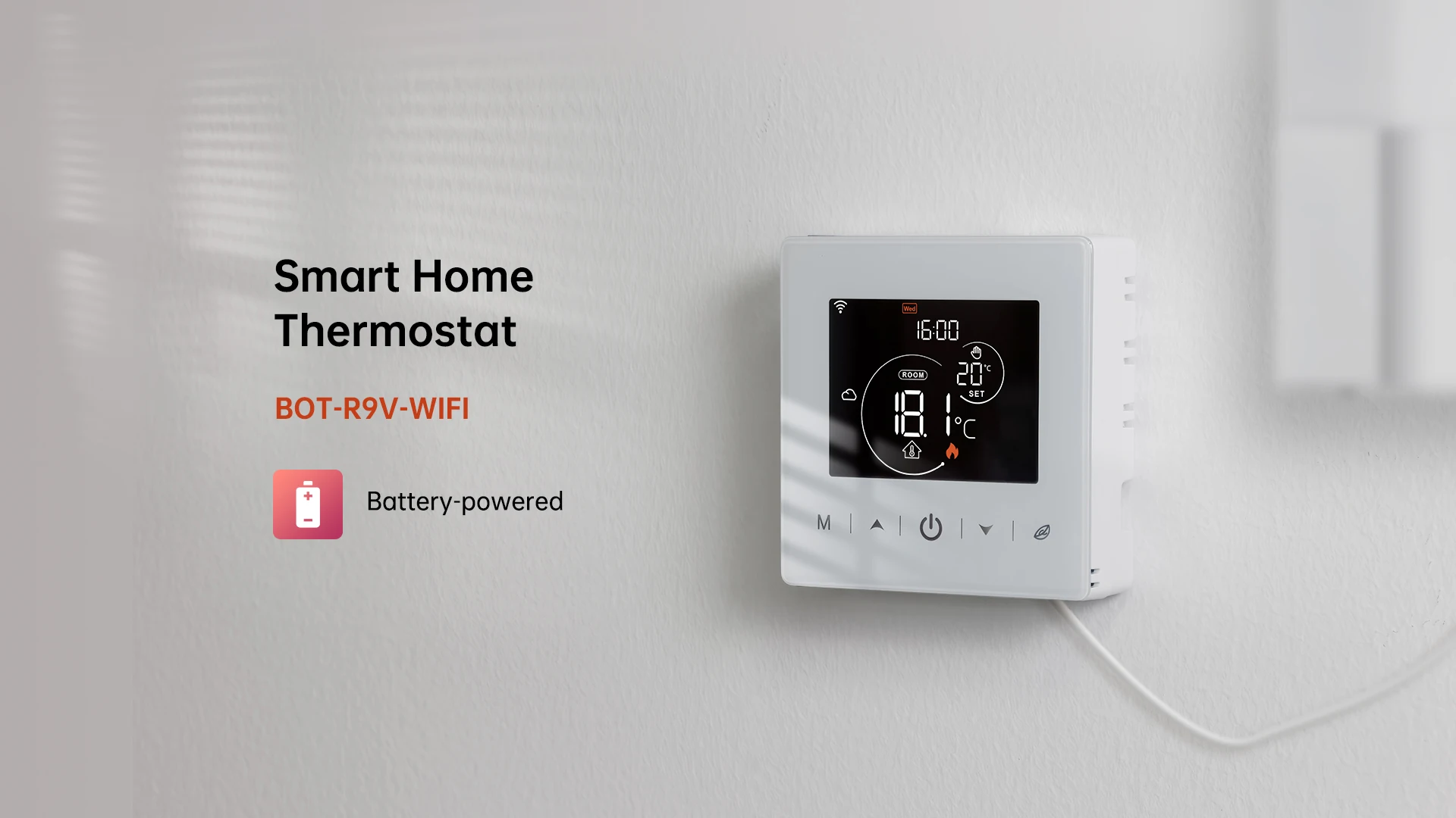 Beok Smart Home Tuya WIFI Thermostat Battery-powered Thermoregulator for Gas Boiler Smart Life Work with Alexa Google Home Beok Smart Home Tuya WIFI Thermostat Battery-powered Thermoregulator for Gas Boiler Smart Life Work with Alexa Google Home
