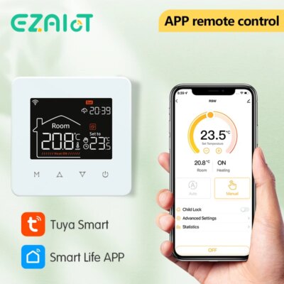 Tuya Smart Home Thermostat Water Electric Warm Floor Heating Gas Boiler WiFi Temperature Remote Controller with Google Alexa - Image 3