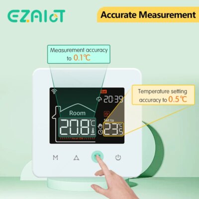 Tuya Smart Home Thermostat Water Electric Warm Floor Heating Gas Boiler WiFi Temperature Remote Controller with Google Alexa - Image 2