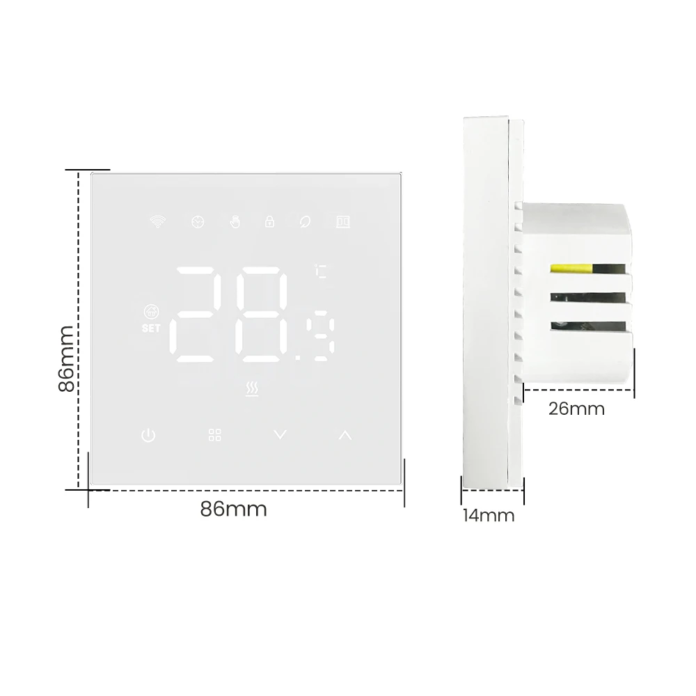 AVATTO Tuya WiFi Smart Thermostat，Electric Heating Water Gas Boiler Temperature Controller Works With Google Home Alexa Alice