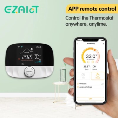 Smart Tuya Thermostat Wifi RF Wireless Temperature Controller for Gas Boiler Water Heating Works with Alexa Google Home - Image 5