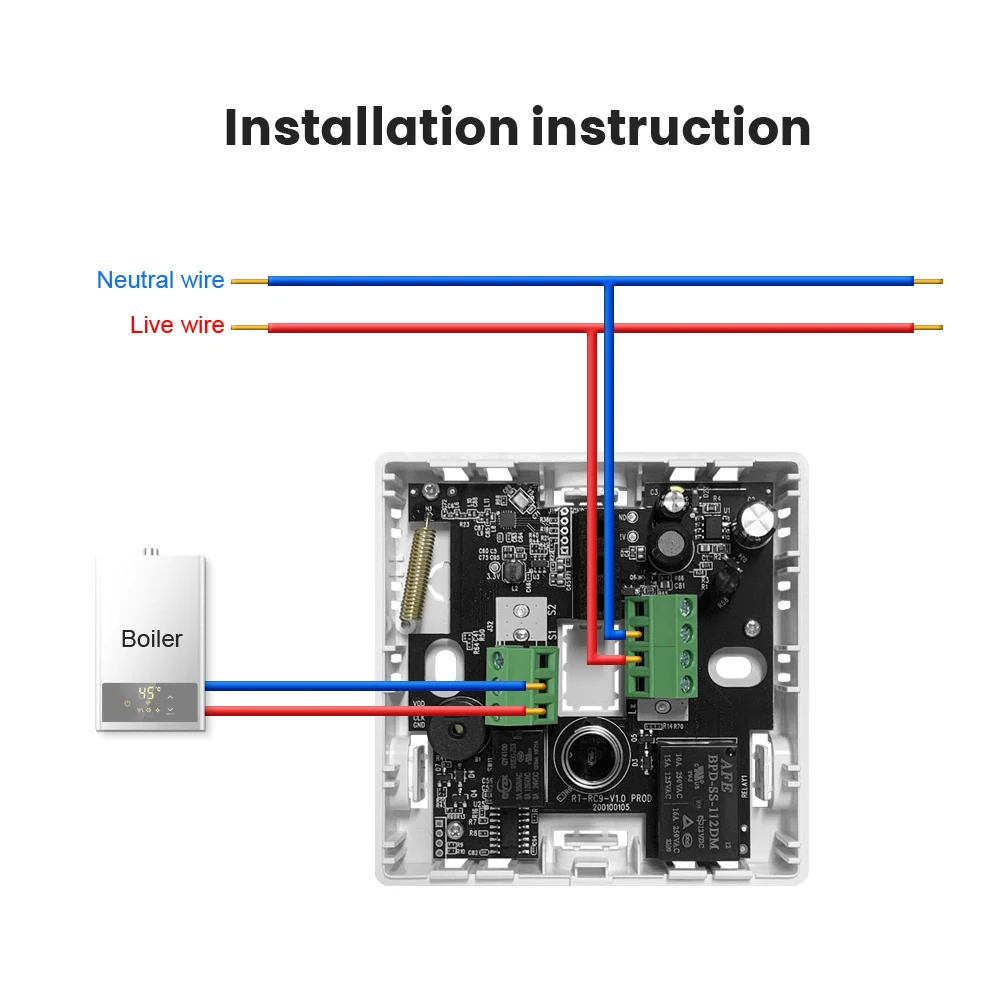 Tuya Smart Wifi Heating Thermostat Battery Wireless For Gas Boiler Heater Thermostat Temperature Controller Alexa Google Home Tuya Smart Wifi Heating Thermostat Battery Wireless For Gas Boiler Heater Thermostat Temperature Controller Alexa Google Home