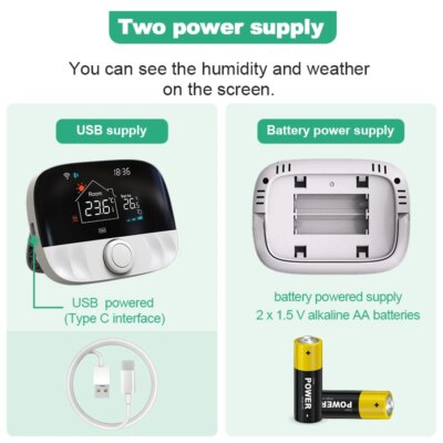 Tuya Smart Wifi Heating Thermostat Battery Wireless For Gas Boiler Heater Thermostat Temperature Controller Alexa Google Home - Image 6