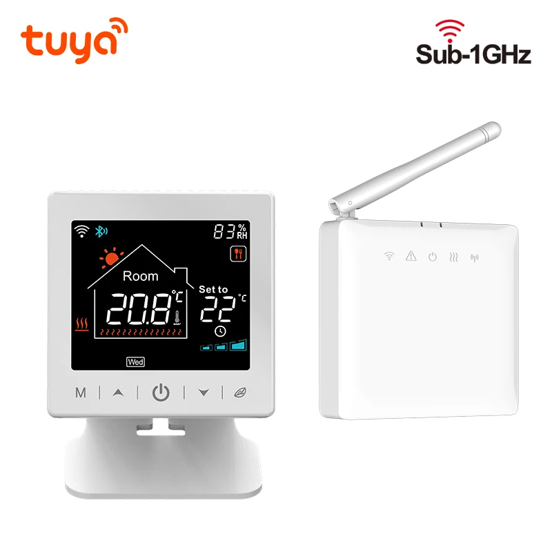 Tuya Smart Wifi Heating Thermostat Battery Wireless For Gas Boiler Heater Thermostat Temperature Controller Alexa Google Home Tuya Smart Wifi Heating Thermostat Battery Wireless For Gas Boiler Heater Thermostat Temperature Controller Alexa Google Home