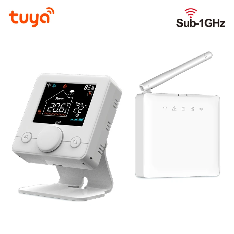 Tuya Smart Wifi Heating Thermostat Battery Wireless For Gas Boiler Heater Thermostat Temperature Controller Alexa Google Home Tuya Smart Wifi Heating Thermostat Battery Wireless For Gas Boiler Heater Thermostat Temperature Controller Alexa Google Home