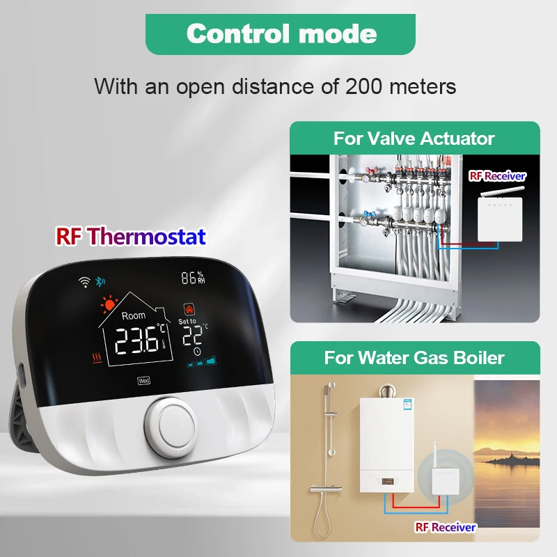 Tuya Smart Wifi Heating Thermostat Battery Wireless For Gas Boiler Heater Thermostat Temperature Controller Alexa Google Home Tuya Smart Wifi Heating Thermostat Battery Wireless For Gas Boiler Heater Thermostat Temperature Controller Alexa Google Home