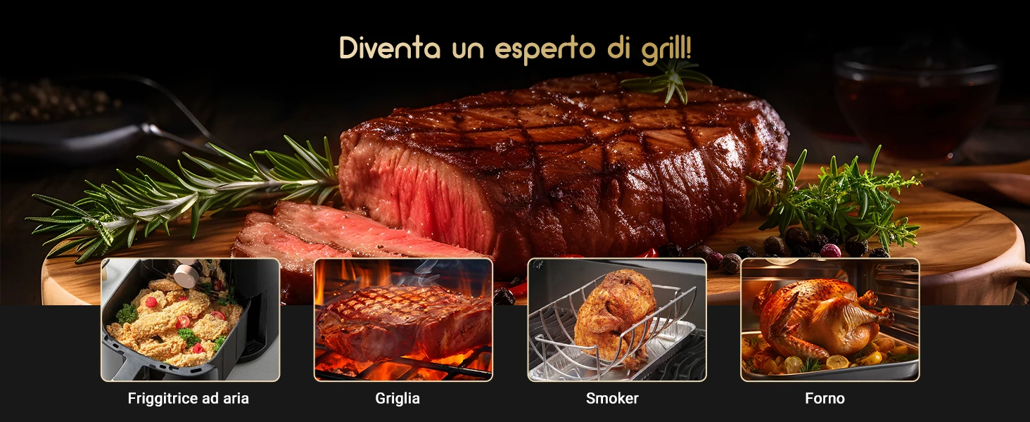 New Wireless Meat Food Thermometer for Oven Grill BBQ Smoker Kitchen Smart Digital Bluetooth Barbecue Thermometer Temperature