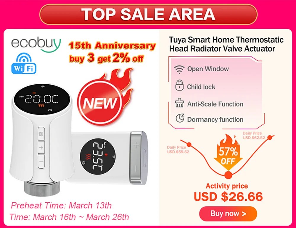 Tuya Smart ZigBee 3.0 TRV Radiator Actuator Valve Thermostatic Radiator Valve Temperature Controller Support Alexa Google Home Tuya Smart ZigBee 3.0 TRV Radiator Actuator Valve Thermostatic Radiator Valve Temperature Controller Support Alexa Google Home