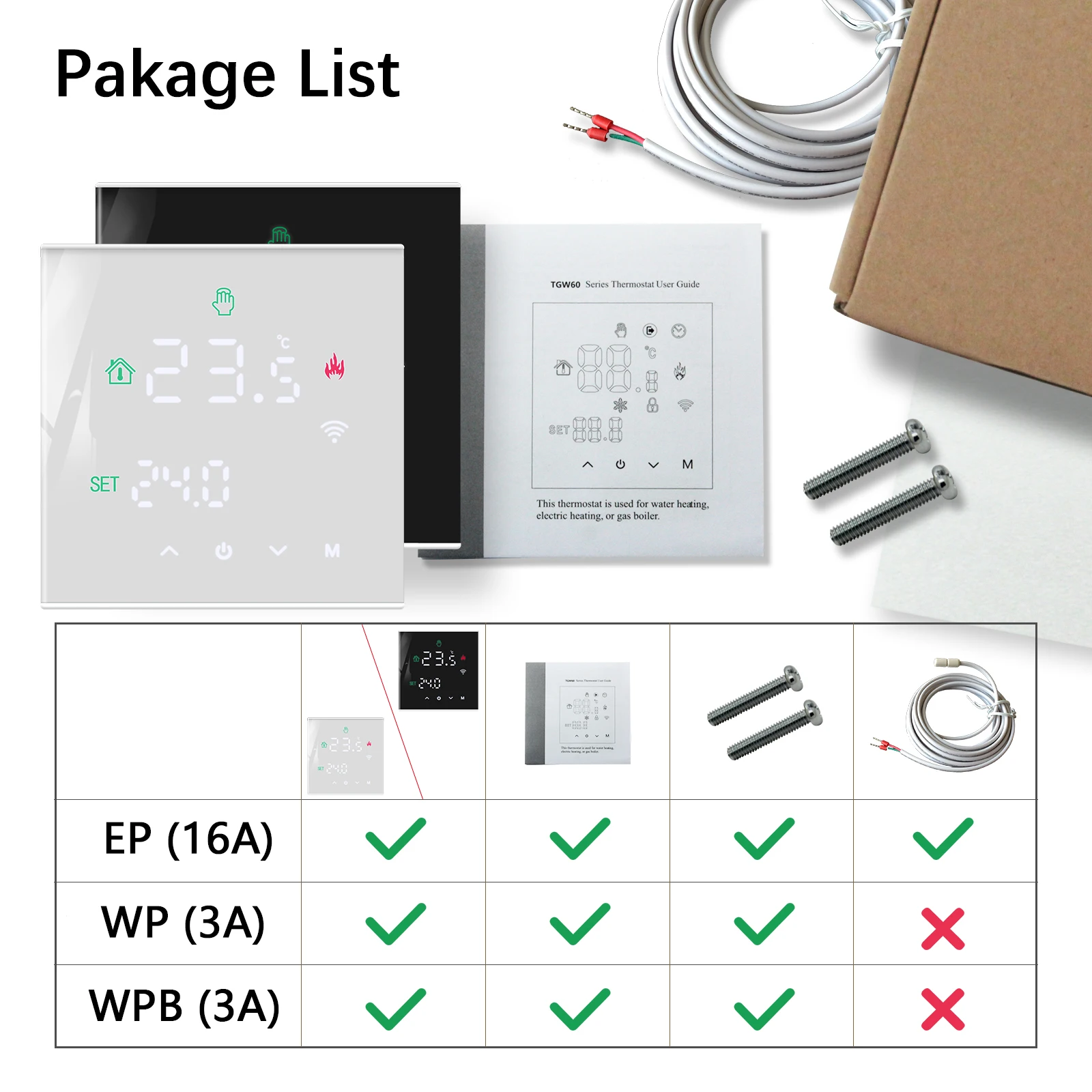 Beok Tuya Smart Home Thermoregulator WIFI Warm Floor Thermostat for Electric Heating Temperature Controller Gas Boiler Yandex Beok Tuya Smart Home Thermoregulator WIFI Warm Floor Thermostat for Electric Heating Temperature Controller Gas Boiler Yandex