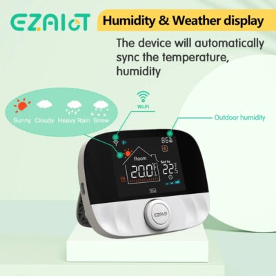RF433 Wireless Thermostat WiFi for Floor Heating Water Gas Boiler Home Room Tuya Smart Programmable Temperature Controller - Image 3