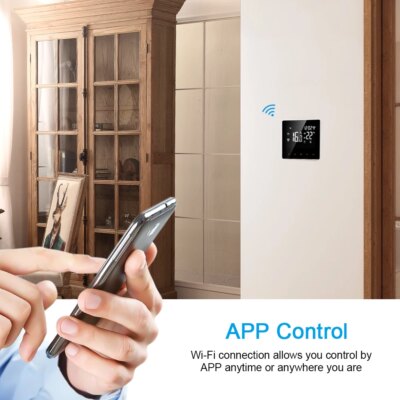 AVATTO Tuya WiFi Smart Thermostat, Electric Floor Heating Water/Gas Boiler Temperature Remote Controller for Google Home, Alexa - Image 2