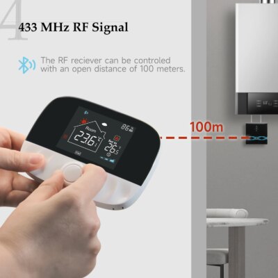 Tuya Smart Home Wifi Heating Thermostat Wireless Wifi Thermostat For Gas Boiler Smart Life Temperature Controller Alexa Google - Image 3