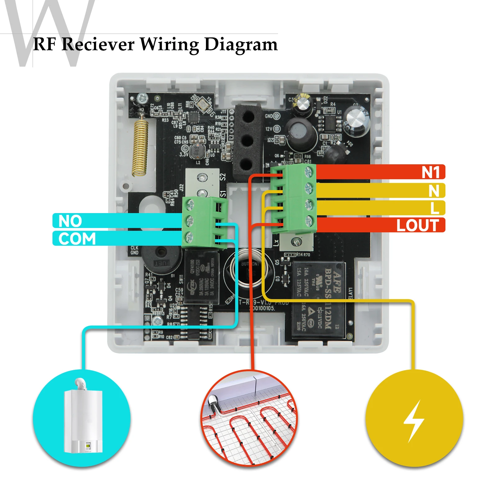 Tuya Smart Home Wifi Heating Thermostat Wireless Wifi Thermostat For Gas Boiler Smart Life Temperature Controller Alexa Google Tuya Smart Home Wifi Heating Thermostat Wireless Wifi Thermostat For Gas Boiler Smart Life Temperature Controller Alexa Google
