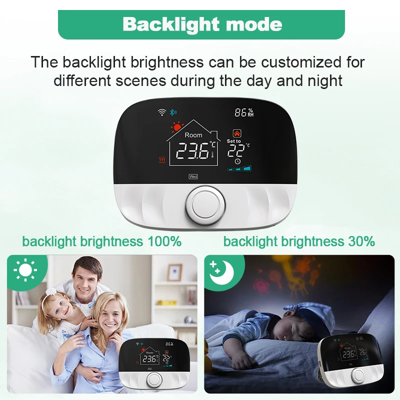 Tuya Smart Home Wifi Heating Thermostat Wireless Wifi Thermostat For Gas Boiler Smart Life Temperature Controller Alexa Google Tuya Smart Home Wifi Heating Thermostat Wireless Wifi Thermostat For Gas Boiler Smart Life Temperature Controller Alexa Google