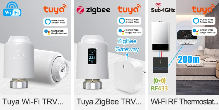 Tuya Smart Home Wifi Heating Thermostat Wireless Wifi Thermostat For Gas Boiler Smart Life Temperature Controller Alexa Google