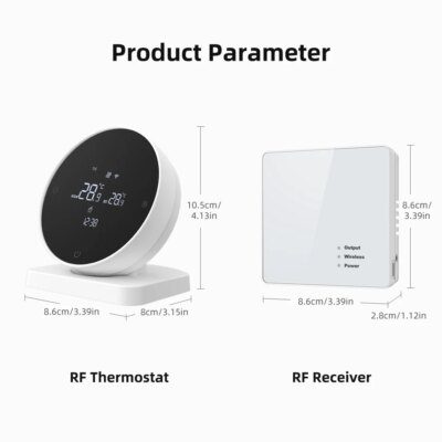AVATTO Tuya WiFi Smart Thermostat，RF Wireless Receiver Temperature Controller ，For Water Gas Boiler Support Alexa Google Home - Image 6