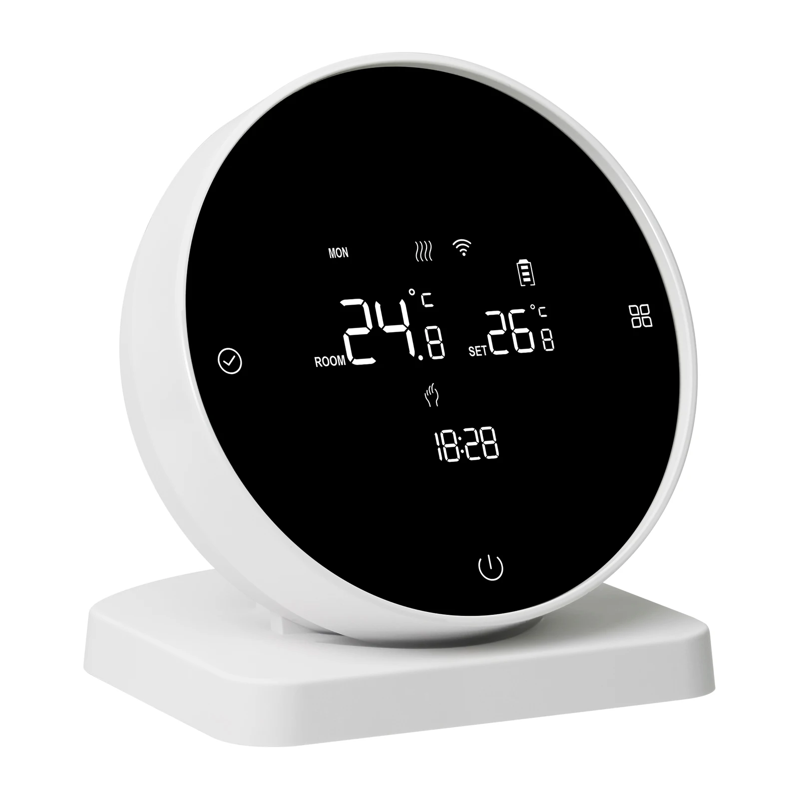 Beok Wireless Wifi Thermostat for Gas Boiler Heating Tuya Battrery RF Temperature Controller Alice Google Home
