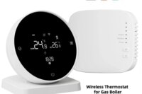 Beok Wireless Wifi Thermostat for Gas Boiler Heating Tuya Battrery RF Temperature Controller Alice Google Home
