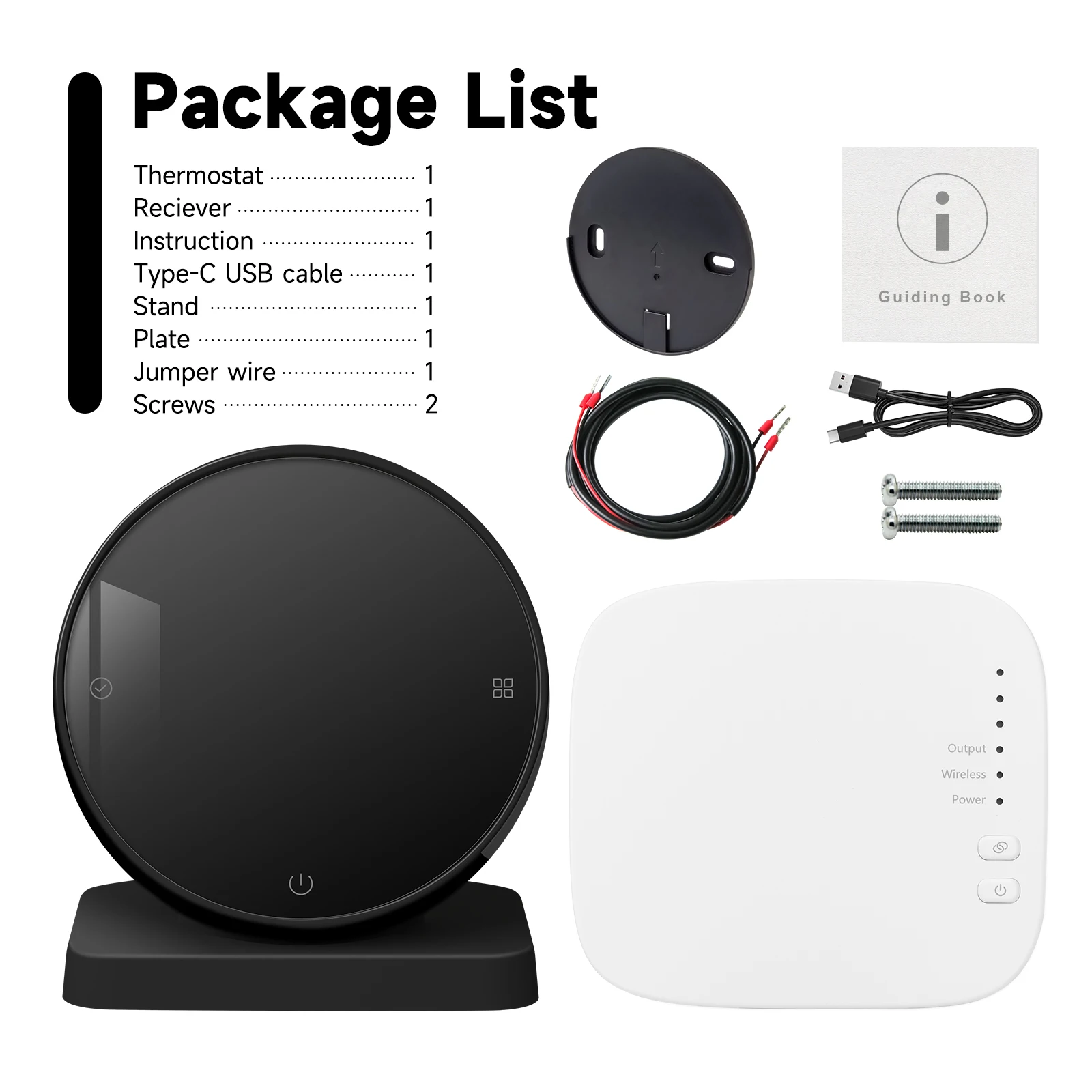Beok Wireless Wifi Thermostat for Gas Boiler Heating Tuya Battrery RF Temperature Controller Alice Google Home