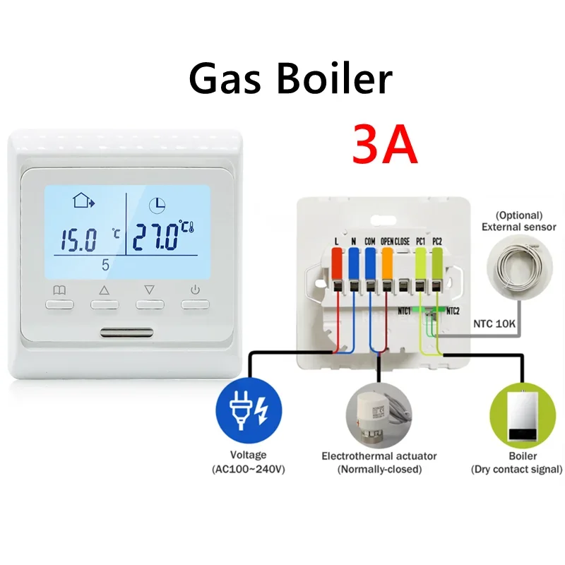 Gas Boiler-No WiFi
