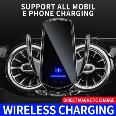 30W Car Wireless Charger Magnetic Automatic Car Mount Phone Holder For iPhone Xiaomi Samsung Infrared Induction Fast Charging - Image 4