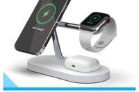 5 in 1 Magnetic Wireless Chargers Stand For iPhone 13 14 Charger Dock Station for Airpods Pro Wireless Charger With night light