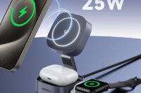 UGREEN Qi2 25W Magnetic Wireless Charger Stand 2-in-1 Charging Stand For iPhone 15 16 Pro Max/AirPods For MagSafe Fast Charger
