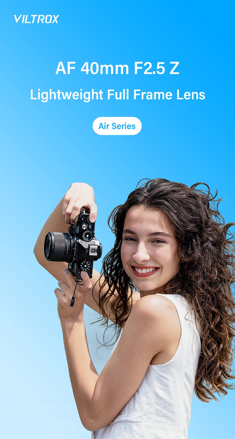 VILTROX 20mm F2.8 40mm F2.5 Camera Lens Full Frame Ultra Wide Angle Auto Focus VLOG Lens For Sony Nikon Camera VILTROX 20mm F2.8 40mm F2.5 Camera Lens Full Frame Ultra Wide Angle Auto Focus VLOG Lens For Sony Nikon Camera