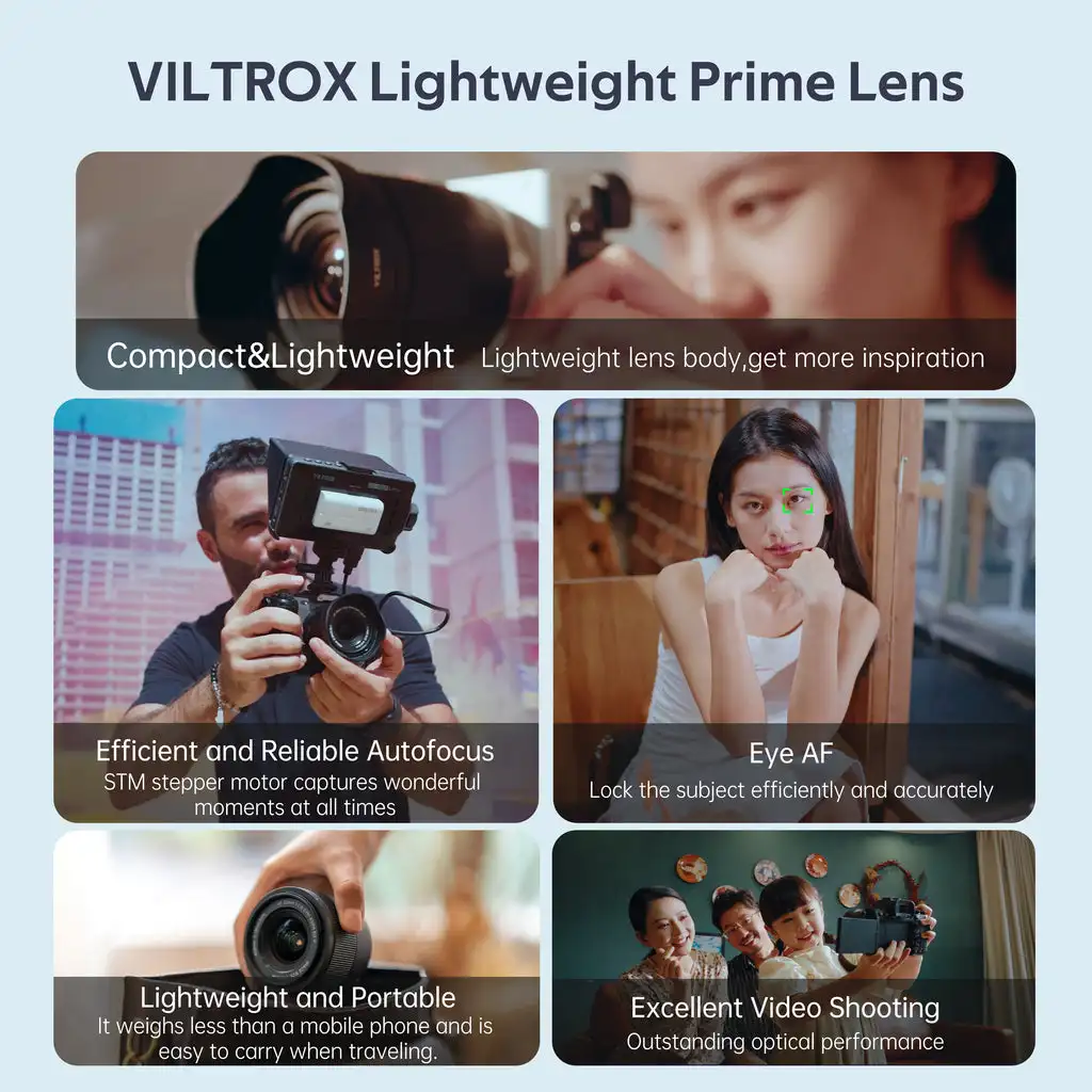 VILTROX 20mm F2.8 40mm F2.5 Camera Lens Full Frame Ultra Wide Angle Auto Focus VLOG Lens For Sony Nikon Camera VILTROX 20mm F2.8 40mm F2.5 Camera Lens Full Frame Ultra Wide Angle Auto Focus VLOG Lens For Sony Nikon Camera