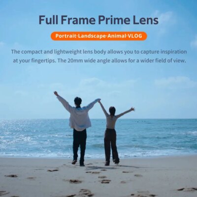 VILTROX 20mm F2.8 40mm F2.5 Camera Lens Full Frame Ultra Wide Angle Auto Focus VLOG Lens For Sony Nikon Camera - Image 5