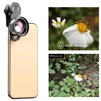 APEXEL 4K HD 100mm macro lens Professional phone camera lens+CPL+star filters for iPhonex xs max 11Samsung s10 all smartphone - Image 4