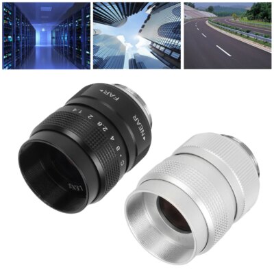 25mm F1.4 C Mount Film Lens Clear Efficient Light Conduction C Mount Camera Lens for Bar Shop Parking House Warehouse - Image 5