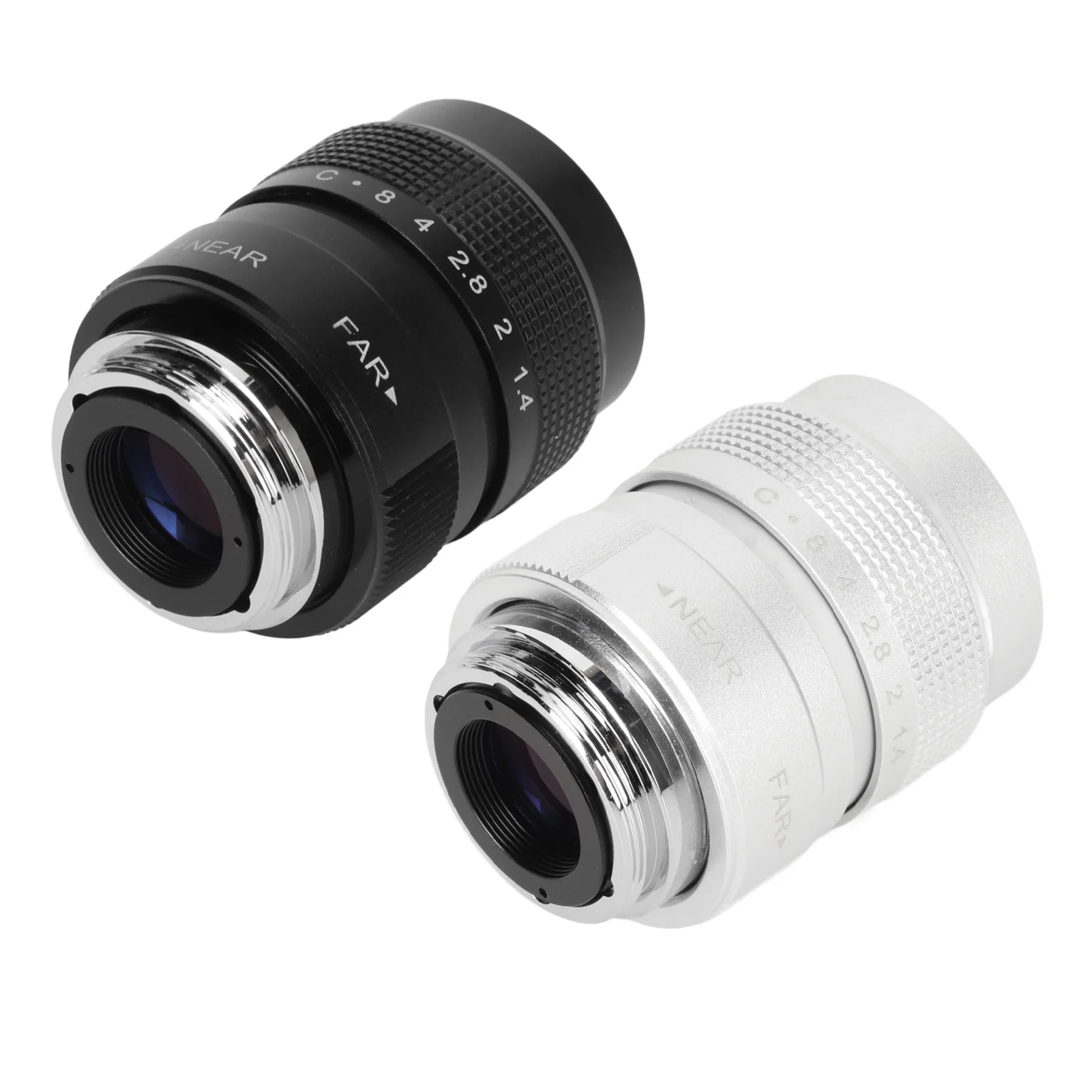 25mm F1.4 C Mount Film Lens Clear Efficient Light Conduction C Mount Camera Lens for Bar Shop Parking House Warehouse