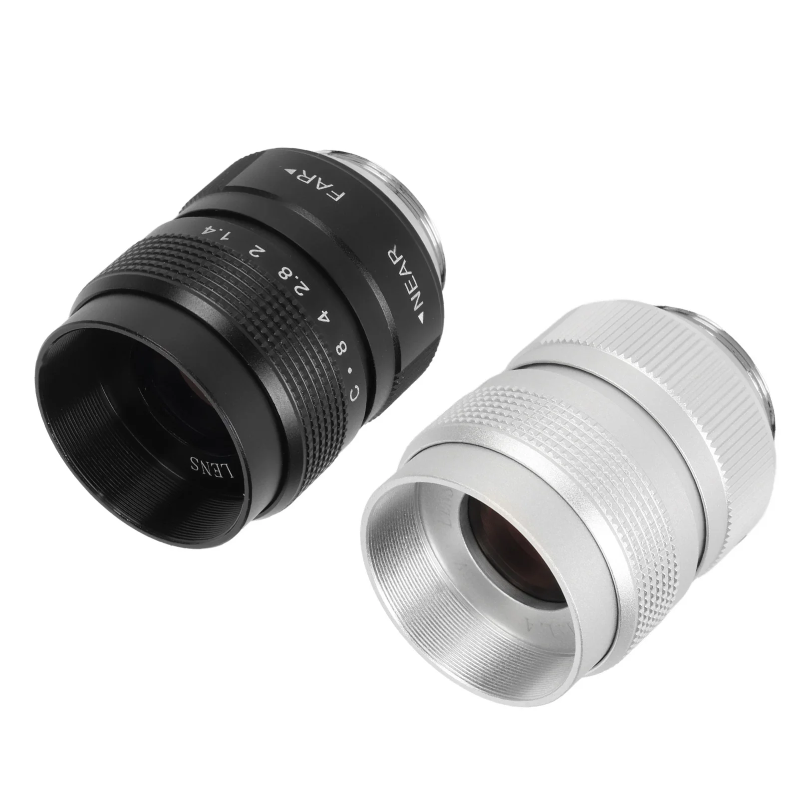 25mm F1.4 C Mount Film Lens Clear Efficient Light Conduction C Mount Camera Lens for Bar Shop Parking House Warehouse
