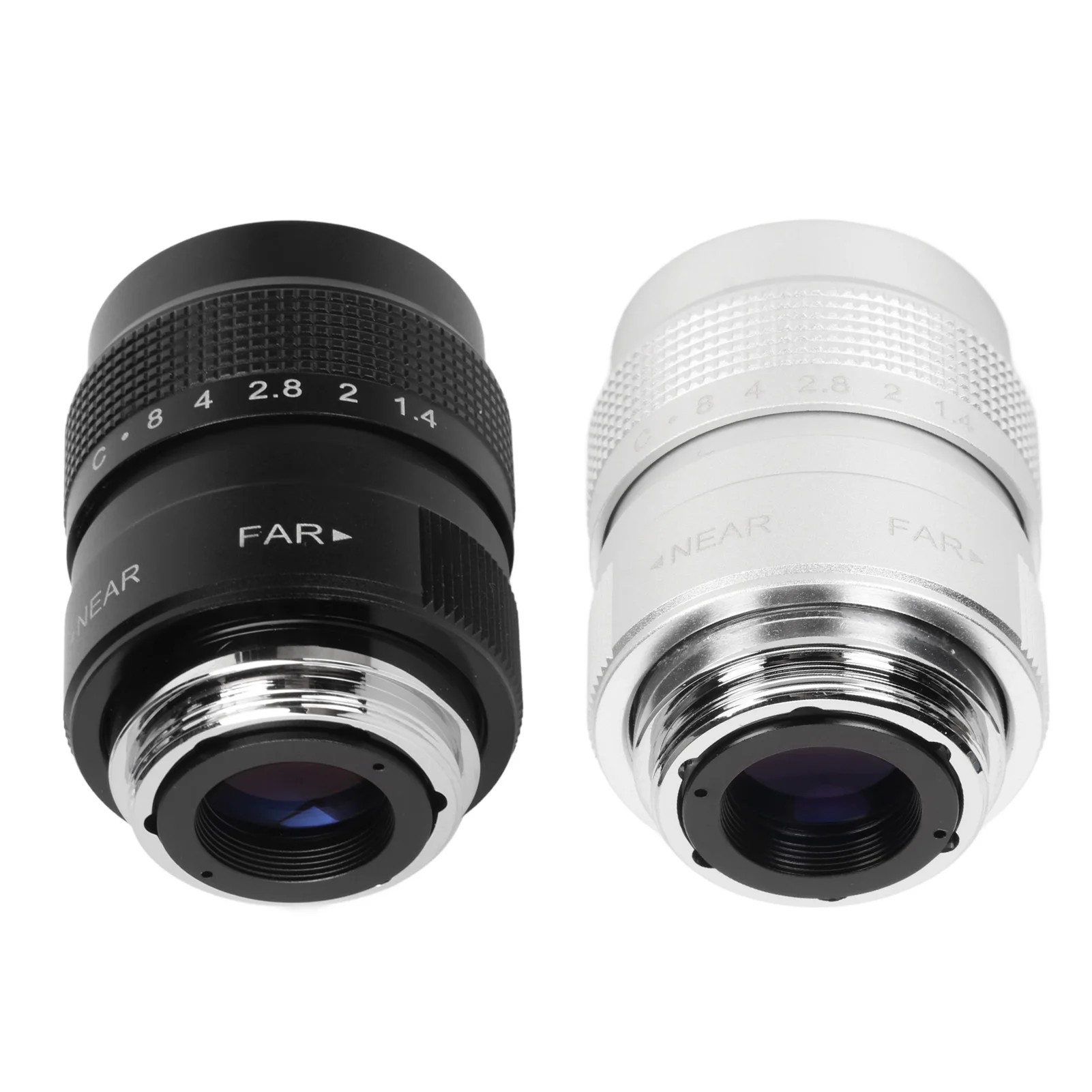 25mm F1.4 C Mount Film Lens Clear Efficient Light Conduction C Mount Camera Lens for Bar Shop Parking House Warehouse
