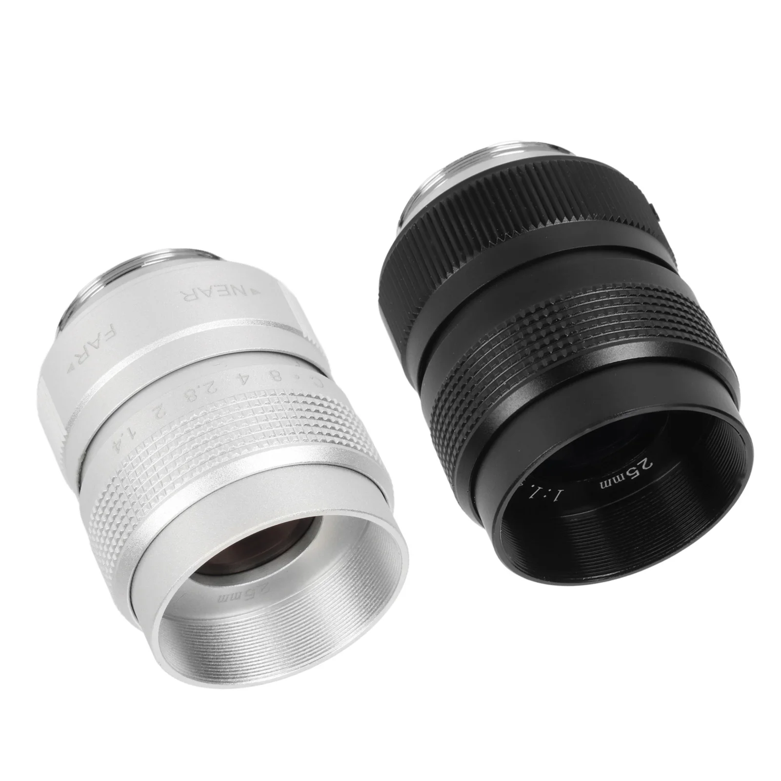 25mm F1.4 C Mount Film Lens Clear Efficient Light Conduction C Mount Camera Lens for Bar Shop Parking House Warehouse