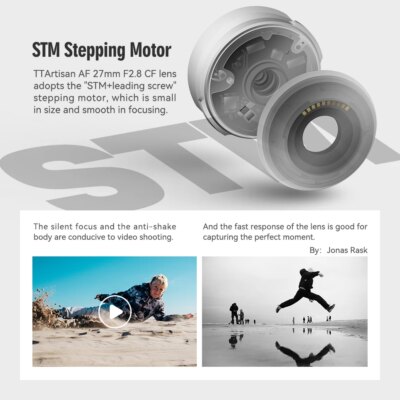 TTArtisan Auto Focus 27mm F2.8 Camera Lens Fuji X Fujifilm XF Sony E Nikon Z Mount STM APS-C Eye perception For XA7 XT100 - Image 4
