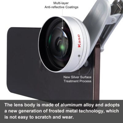 Kase HD Master Macro Lens for iPhone 16 15 14 13 12 Samsung Huawei Android, Macro Phone Camera Lens, Long Shoot Distance 45-85mm - Image 3