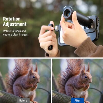 NEEWER HD Telephoto Lens for Phone Camera 7X Magnification Lens Attachment with 17mm Thread, 15 Elements 12 Groups - Image 6