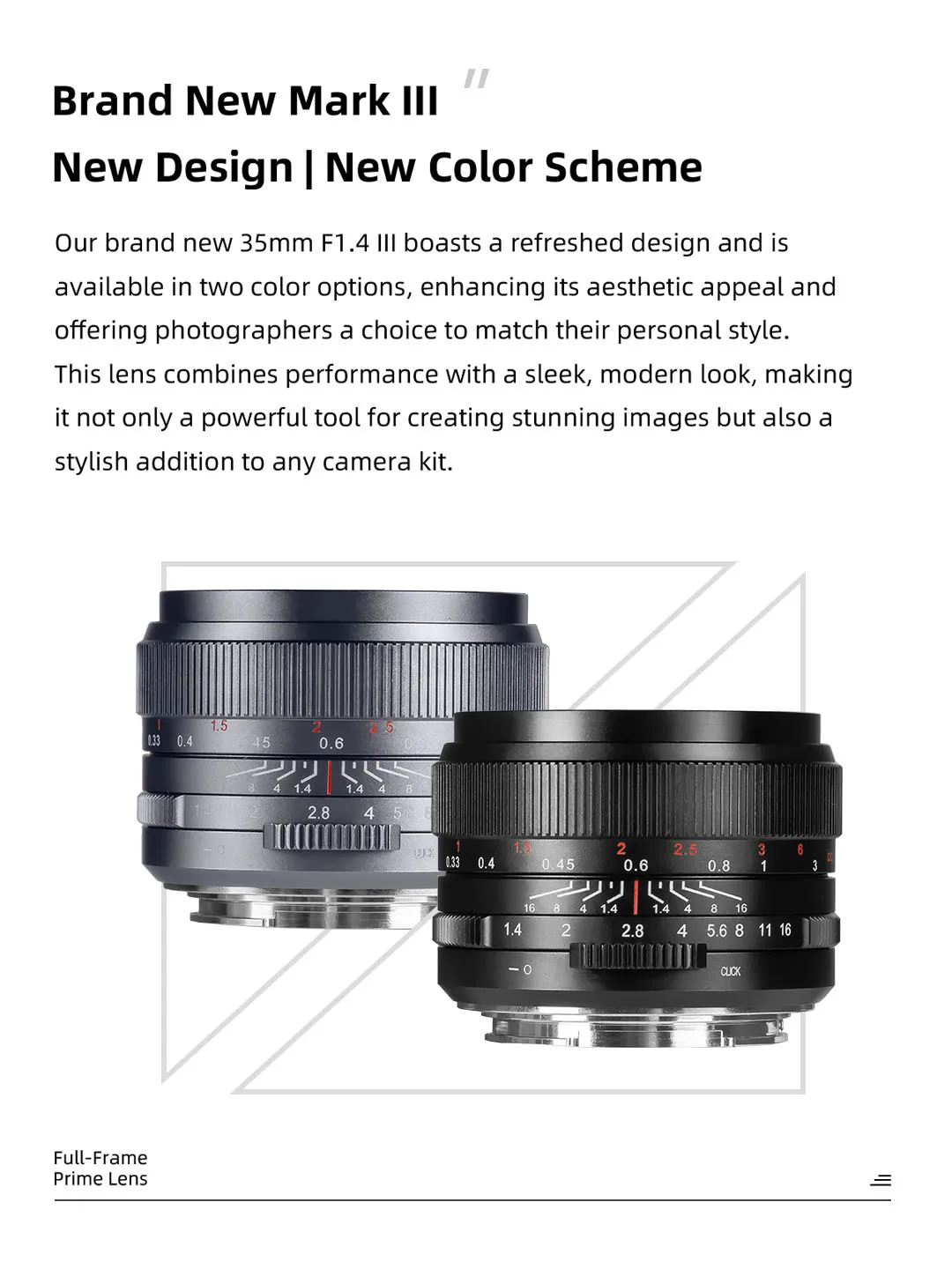 7artisans 35mm F1.4 III Full Frame Large Aperture Camera Lens for Portrait Photography with Sony E A7RIII Nikon Z50 Canon R L