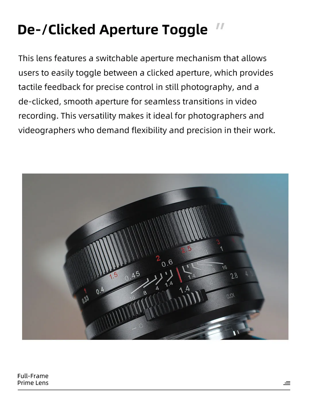 7artisans 35mm F1.4 III Full Frame Large Aperture Camera Lens for Portrait Photography with Sony E A7RIII Nikon Z50 Canon R L