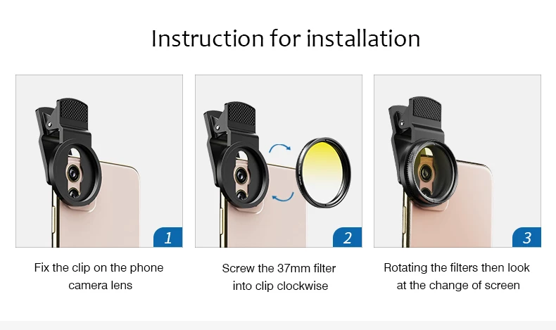 APEXEL 7 IN 1 camera Phone Lens Kit 37mm Graduate Red Blue Yellow Filters+CPL ND/Star Filters for iPhone Samsung all Smartphones APEXEL 7 IN 1 camera Phone Lens Kit 37mm Graduate Red Blue Yellow Filters+CPL ND/Star Filters for iPhone Samsung all Smartphones