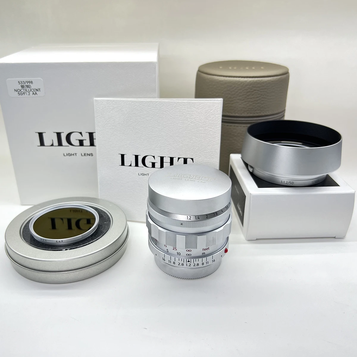 Light Lens Lab 50F1.2 NOCTILUX-M 50mm F1.2 ASPH 1966 Copper Sliver Edition For Leica M10 M11 M M3 M6 M2 M6 M8 M4 Lens m lens