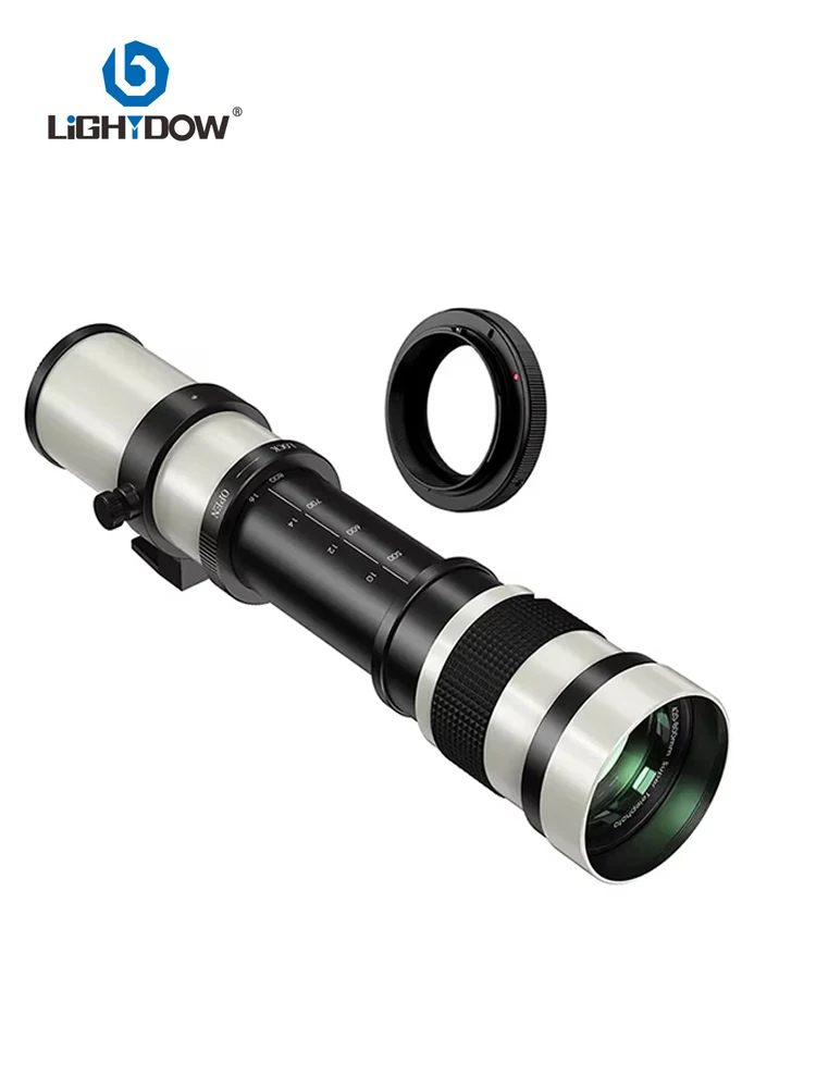 Lightdow 420-800mm f/8.3-16 Manual Telephoto Zoom Lens for Canon RF Canon EF  Nikon F Nikon Z Sony A Sony E Mount Camera