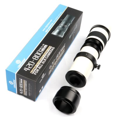 Lightdow Super Telephoto Manual Zoom Lens 420-800mm F8.3-16 With T2 Ring Adapter for Sony Canon Nikon Pentax Olympus Cameras - Image 3