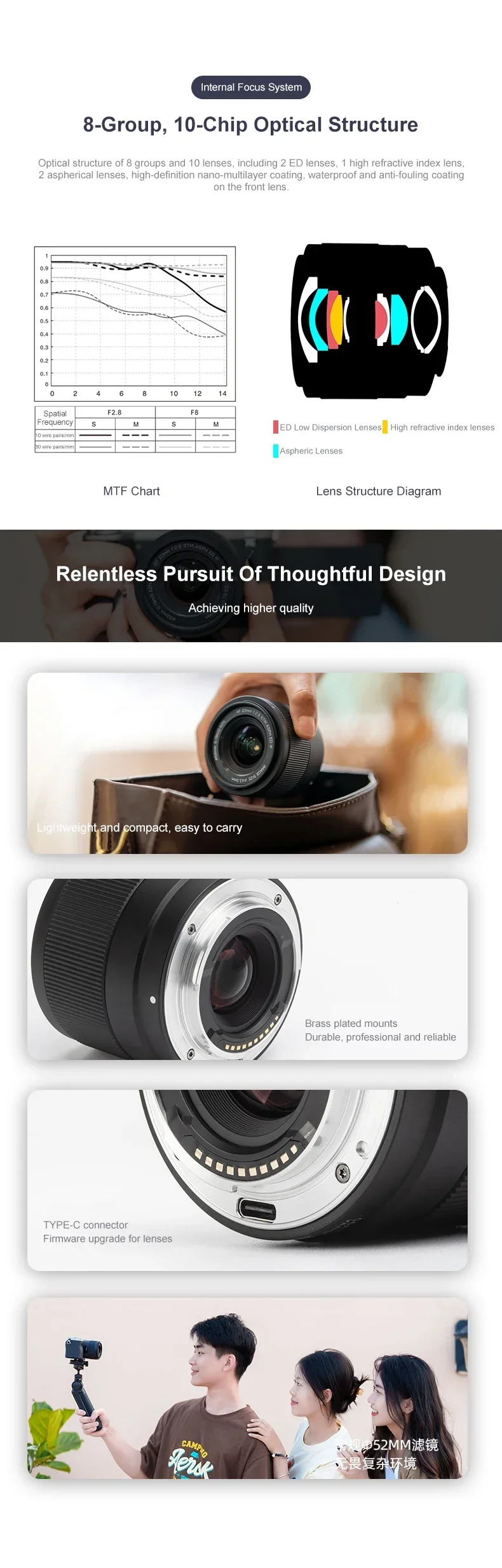 VILTROX 20mm F2.8 for Sony E-mount for Nikon Z-mount Camera Lens Full Frame Ultra Wide Angle Auto Focus Vlog Lens for A7C A6400 VILTROX 20mm F2.8 for Sony E-mount for Nikon Z-mount Camera Lens Full Frame Ultra Wide Angle Auto Focus Vlog Lens for A7C A6400