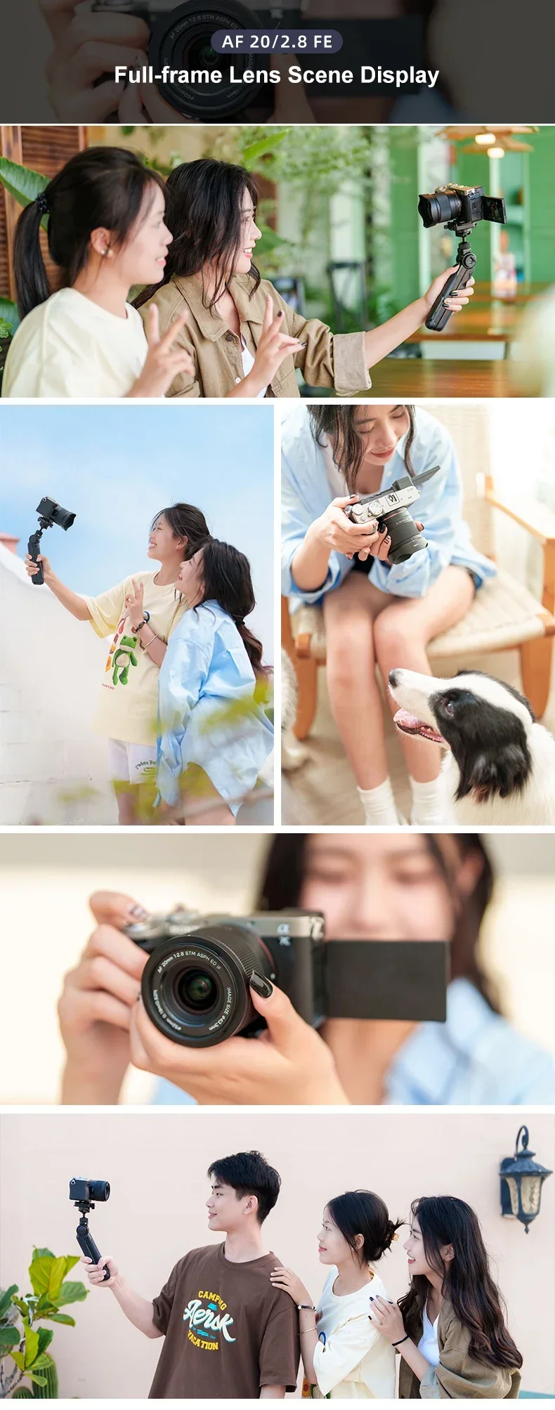 VILTROX 20mm F2.8 for Sony E-mount for Nikon Z-mount Camera Lens Full Frame Ultra Wide Angle Auto Focus Vlog Lens for A7C A6400 VILTROX 20mm F2.8 for Sony E-mount for Nikon Z-mount Camera Lens Full Frame Ultra Wide Angle Auto Focus Vlog Lens for A7C A6400