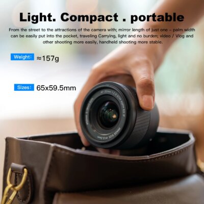 VILTROX 20mm F2.8 for Sony E-mount for Nikon Z-mount Camera Lens Full Frame Ultra Wide Angle Auto Focus Vlog Lens for A7C A6400 - Image 3