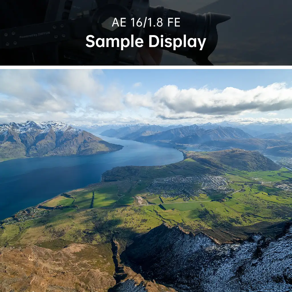 【 Do Brasil 】 Viltrox AF 16mm F1.8 FE Full Frame Mirrorless Camera Wide Angle Fisheye Lens for Sony E ZVE10 A7IV A7SIII 16 1.8